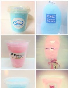 Branded candy floss branded candy machine