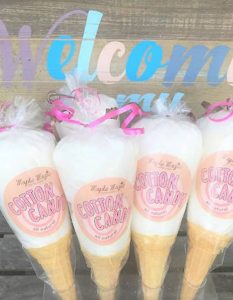 branded candy cart