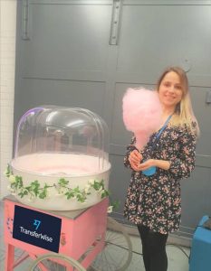 branded candy floss cart hire
