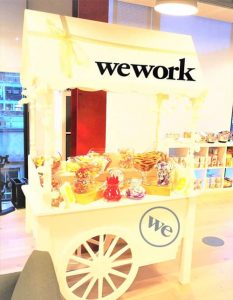 branded sweet cart hire