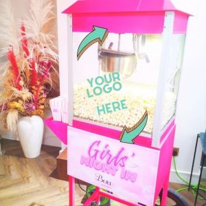 popcorn machine branding london, uk