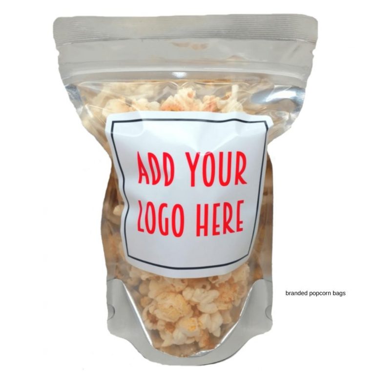 branded popcorn bags