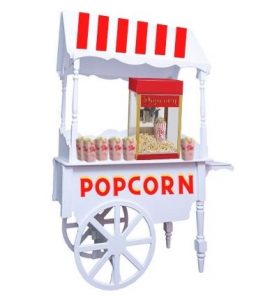 Traditional Vintage Popcorn Cart Hire