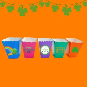 St Patrick's Day Popcorn Boxes