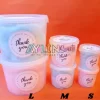branded candy floss tubs
