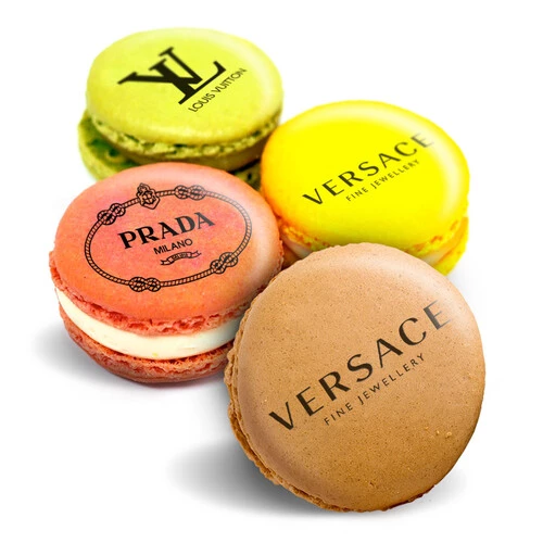branded macarons for bussiness events