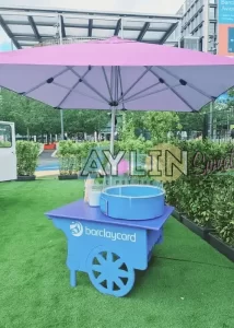 corporate events branded carts