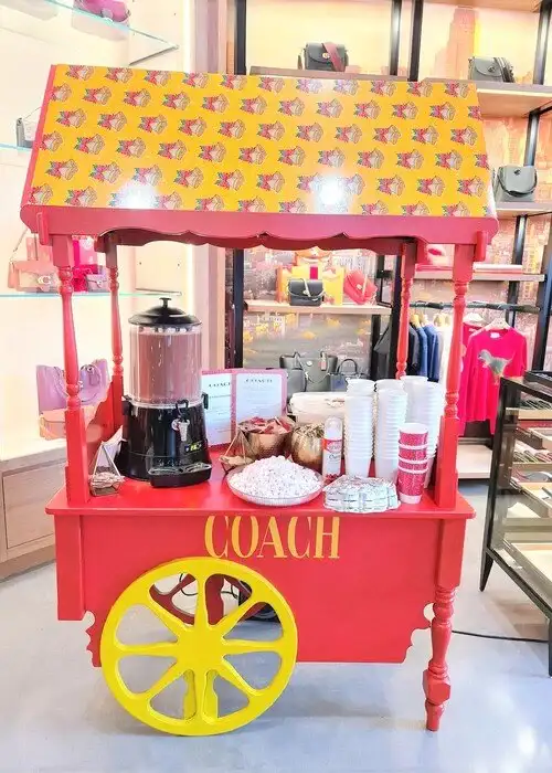 hot chocolate cart hire