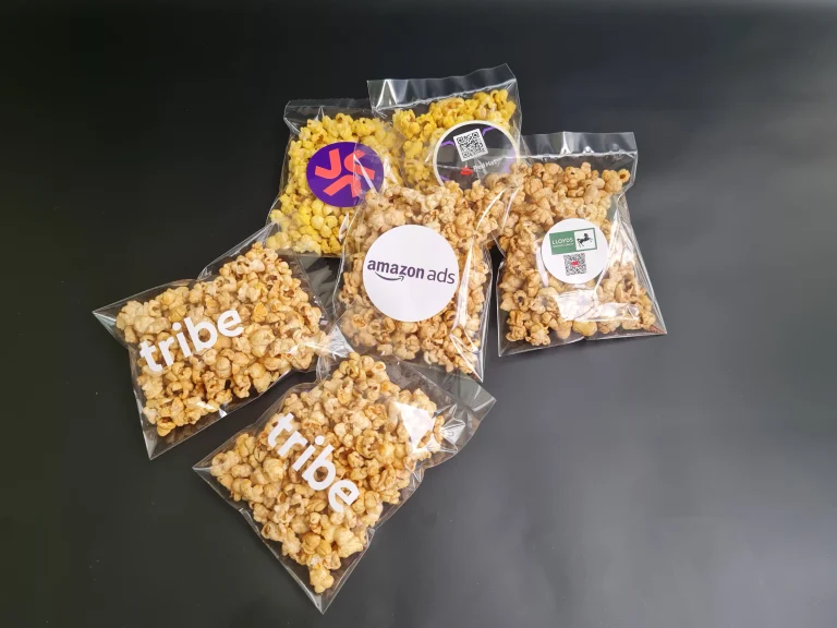 popcorn box branded and popcorn bags branded