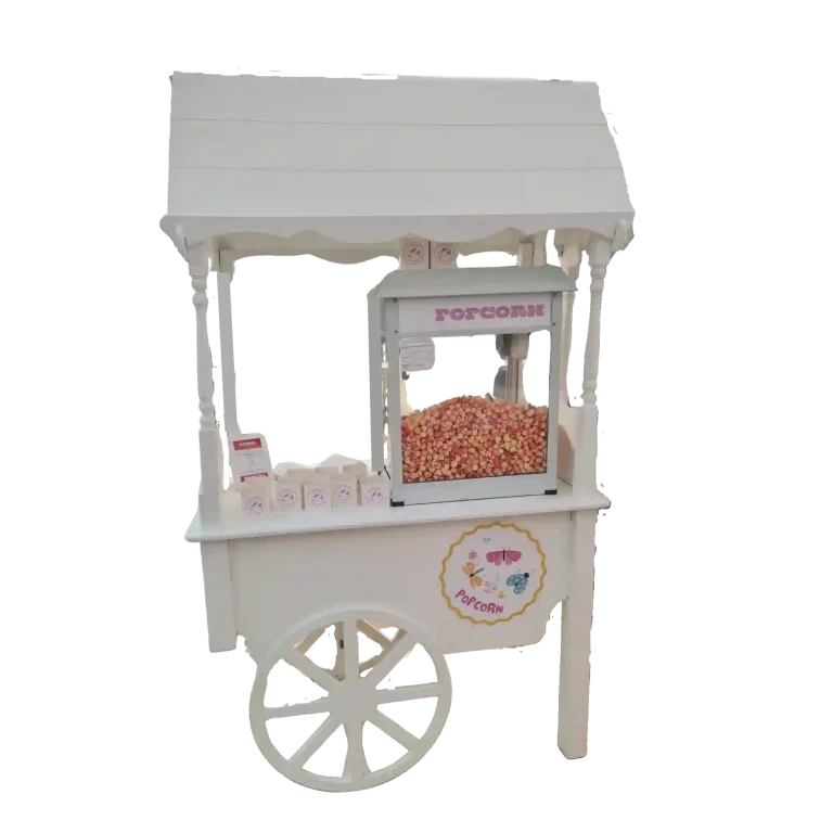 traditional popcorn cart hire